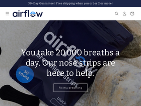 airflowstrips.com homepage screenshot