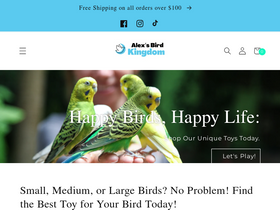 alexsbirdkingdom.com homepage screenshot
