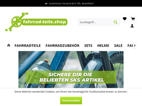 'fahrrad-teile.shop' screenshot
