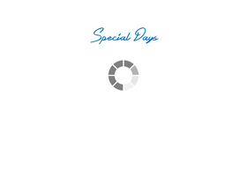 'specialdays.es' screenshot