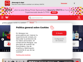 'wong.pe' screenshot