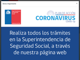 'suseso.cl' screenshot