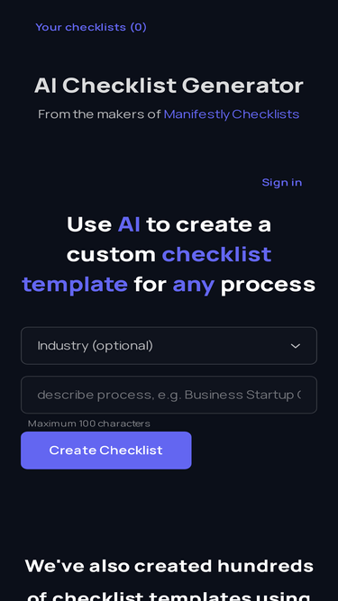 checklistgenerator.ai
