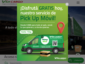 'viacargo.com.ar' screenshot