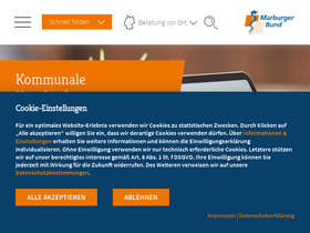 'marburger-bund.de' screenshot