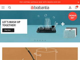 Brabantia homepage screenshot
