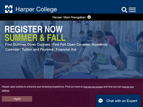 'ce.harpercollege.edu' screenshot