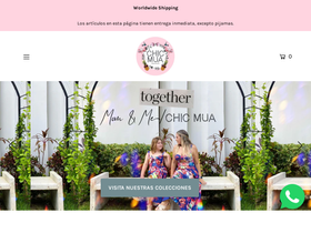 chicmua.com.mx homepage screenshot