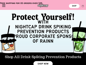 Nightcapit homepage screenshot
