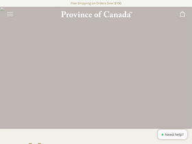 'provinceofcanada.com' screenshot