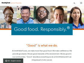 'smithfieldfoods.com' screenshot