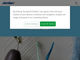 'jordanoralcare.com' screenshot