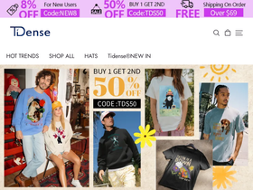 Tidense homepage screenshot