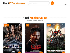 'hindi123movies.com' screenshot