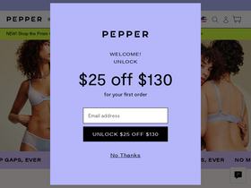 'wearpepper.com' screenshot