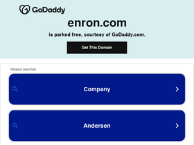 enron.com homepage screenshot