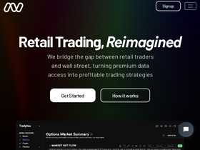 'tradytics.com' screenshot