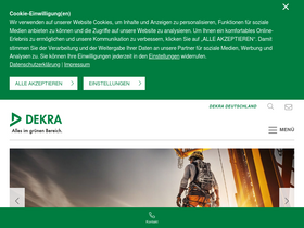 'dekra.de' screenshot