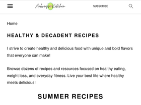 'aubreyskitchen.com' screenshot