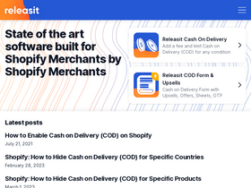 releasit website screenshot