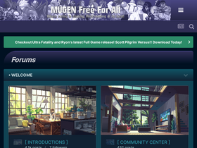 'mugenfreeforall.com' screenshot