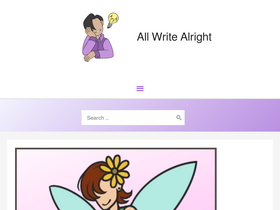 'allwritealright.com' screenshot