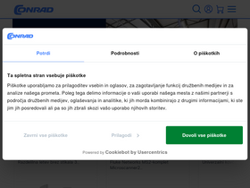 'conrad.si' screenshot