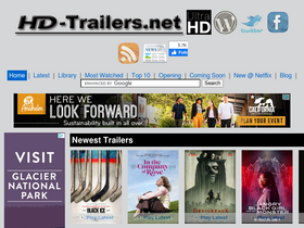 'hd-trailers.net' screenshot