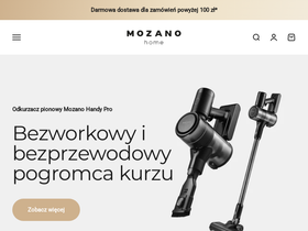 mozano.pl homepage screenshot