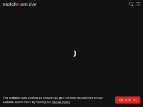 'matchroom.live' screenshot