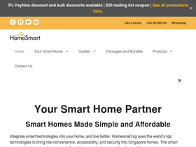 'homesmart.sg' screenshot