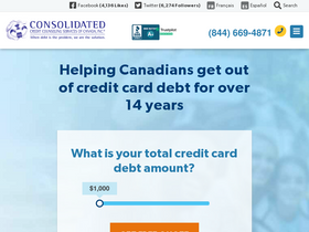 'consolidatedcredit.ca' screenshot