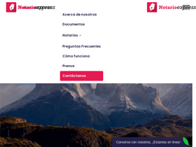 'notarioexpress.cl' screenshot