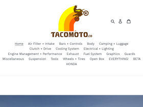 'tacomoto.co' screenshot