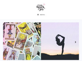 'alittlesparkofjoy.com' screenshot