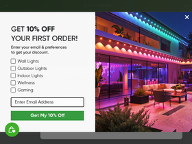 Nanoleaf Shop Global website screenshot