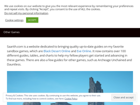 'saarith.com' screenshot