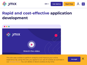 'jmix.io' screenshot