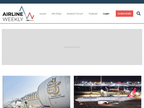 'airlineweekly.com' screenshot