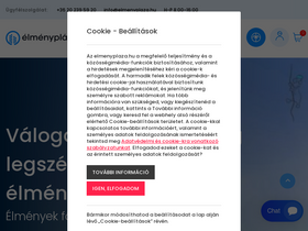 'elmenyplaza.hu' screenshot