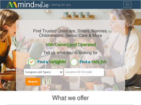 'mindme.ie' screenshot