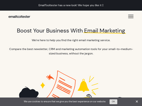 'emailtooltester.com' screenshot