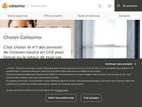 'coliposte.net' screenshot