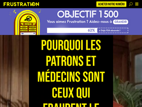 'frustrationmagazine.fr' screenshot