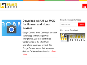 'huaweiadvices.com' screenshot