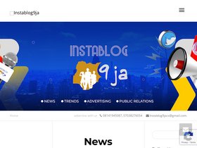 'instablog9ja.com' screenshot