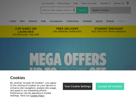 'jdsports.ie' screenshot