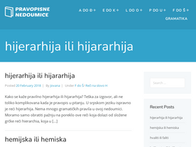 'pravopisnenedoumice.com' screenshot