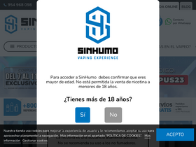 'sinhumo.net' screenshot