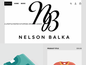 nelsonbalka.com homepage screenshot